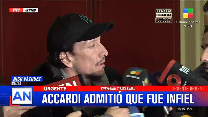 Nico Vázquez reveló que ya iniciaron el proceso de divorcio con Gime Accardi