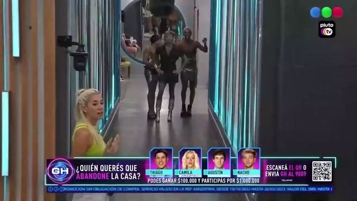 El divertido desfile que protagonizaron Thiago, Maxi y Nacho en GH