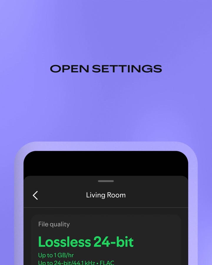 Cómo se configura Spotify para activar el modo de audio sin pérdida