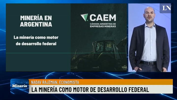 La minería como motor de desarrollo federal: Nadav Rajzman, economista