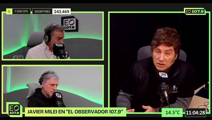 Javier Milei En El Observador V3