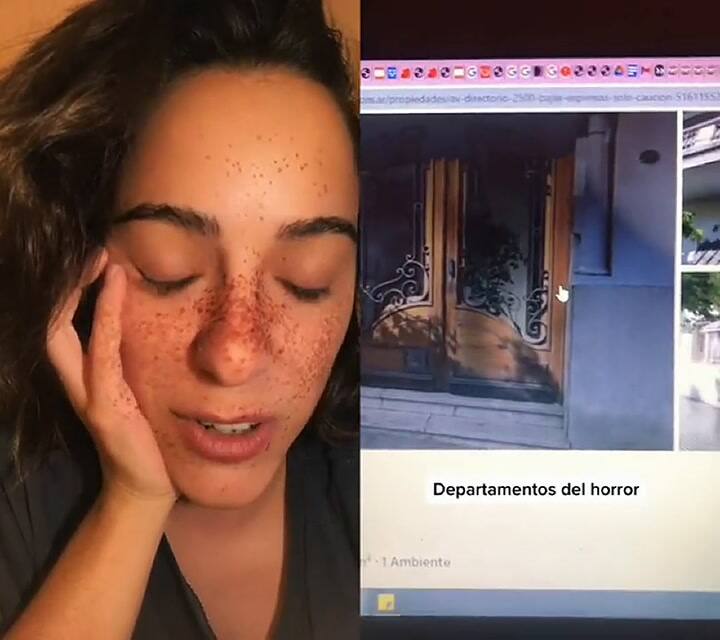 Una mujer mostró el deplorable estado de un departamento en alquiler