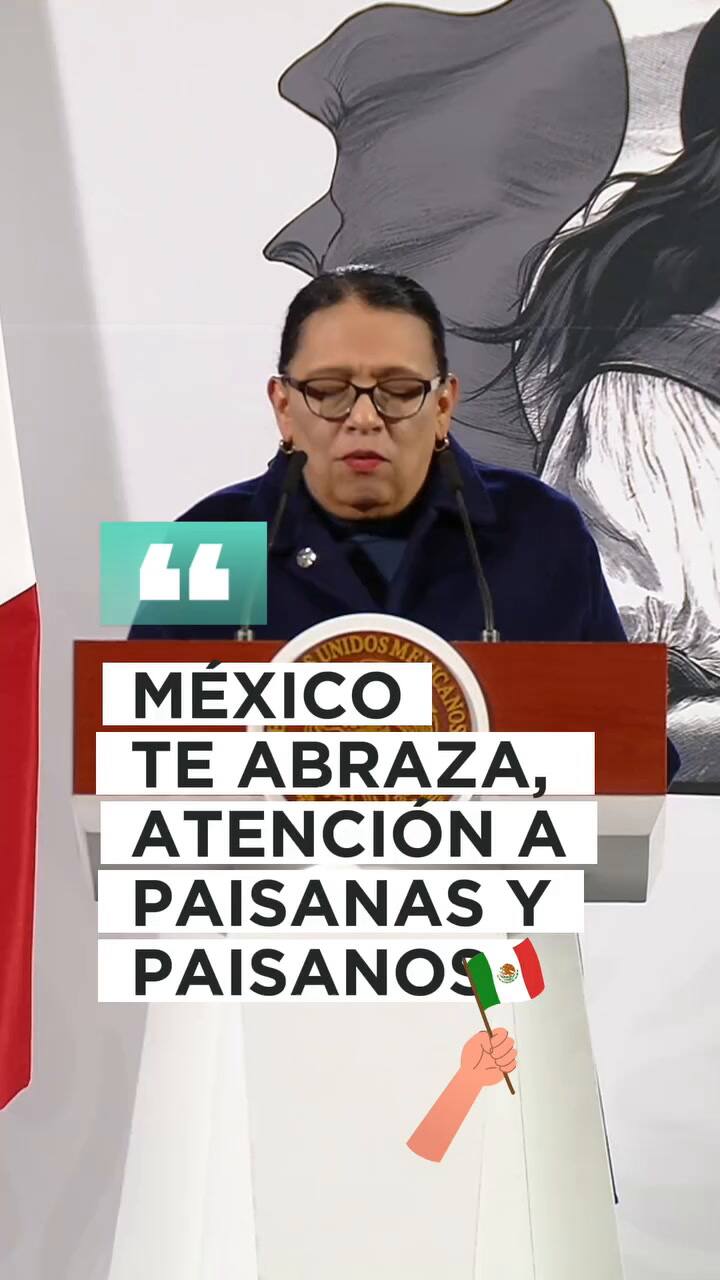 Claudia Sheinbaum anuncia apoyo a migrantes mexicanos