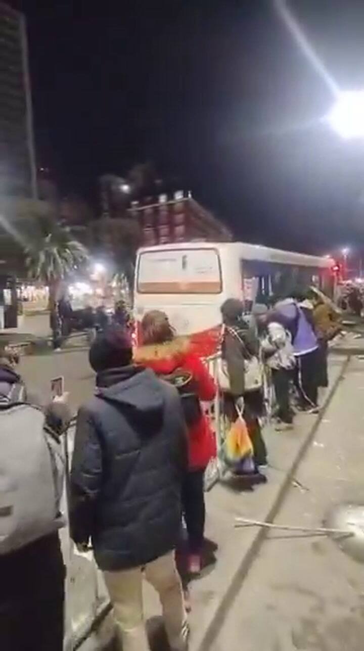 El incidente sucedió en el lugar de alta circulación