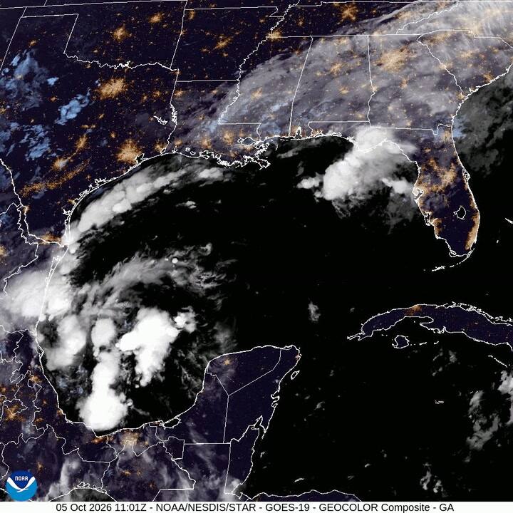 Satélite De La NOAA Sobre El Sistema