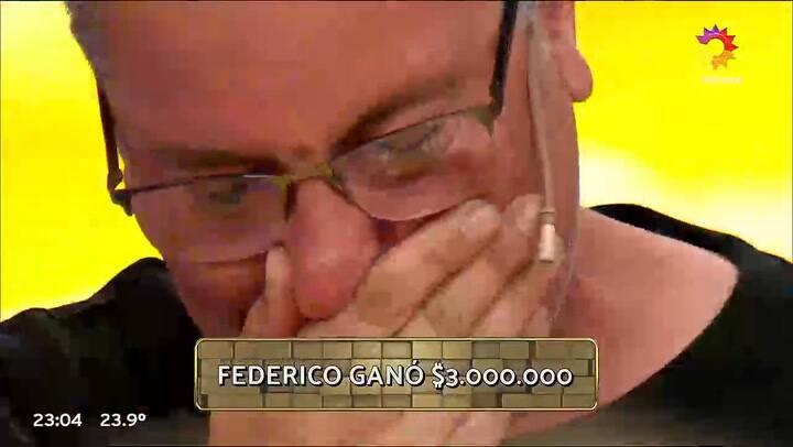 La emosion del campeon de Los 8 escalones