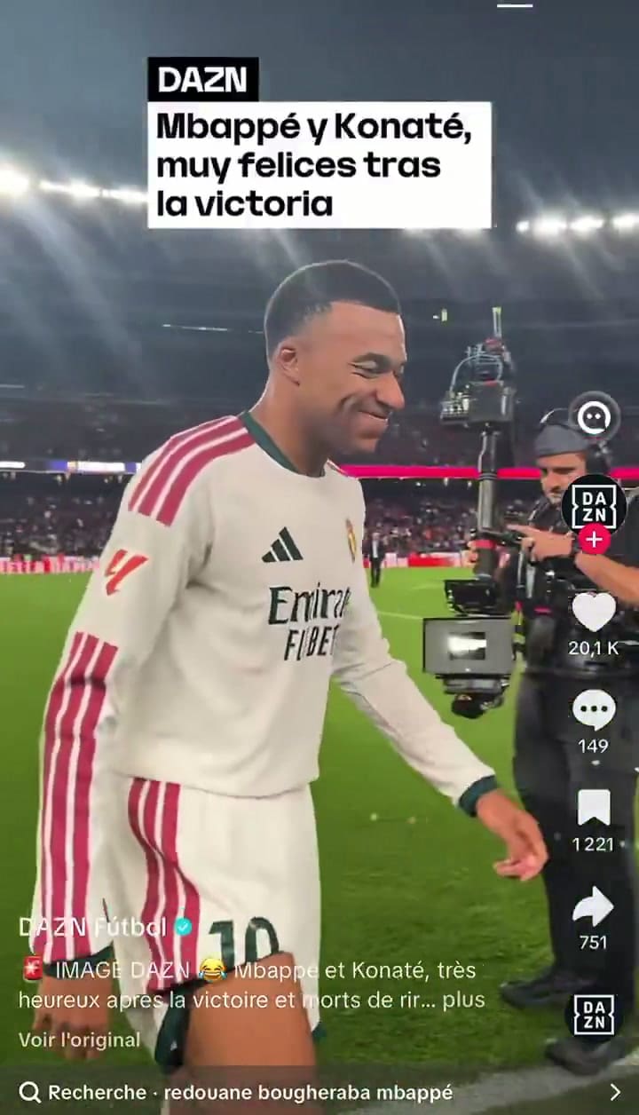 La reacción de Kylian Mbappé antes del Balón de Oro 2026
