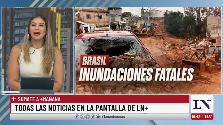 Lluvias extremas en Brasil