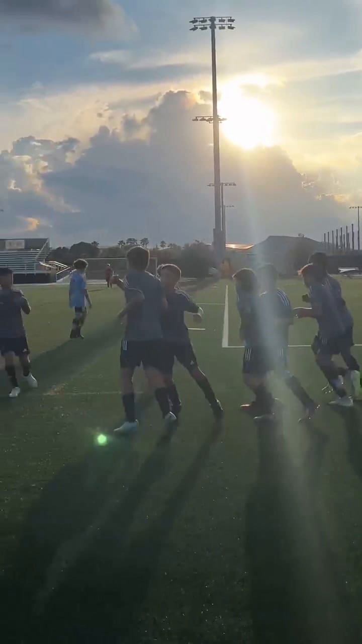 Thiago Messi debutó en la categoría Sub 12 de Inter Miami (IG @intermiamicf_academy)