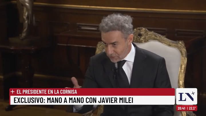 Javier Milei Mano A Mano Con Luis Majul (Parte 1)