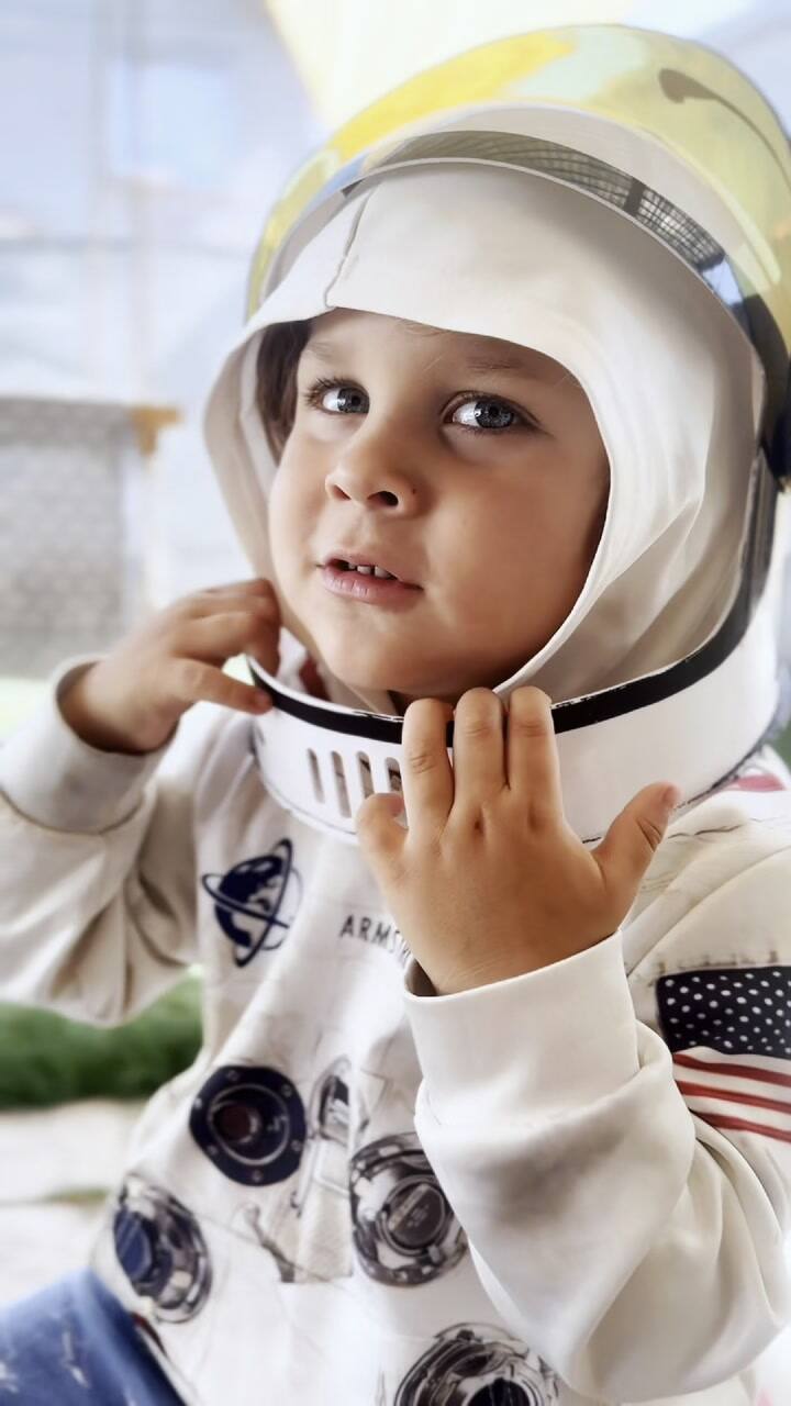 El pequeño quiere ser astrónomo cuando sea grande