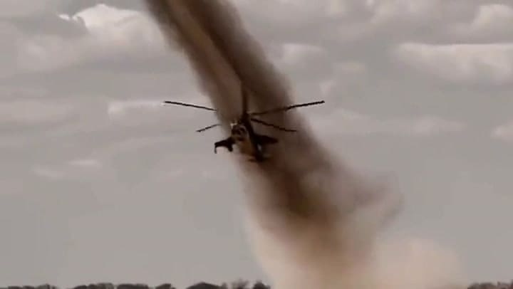 Ucrania demostró la potencia explosiva del Mi-35 y sembró el terror entre las tropas rusas