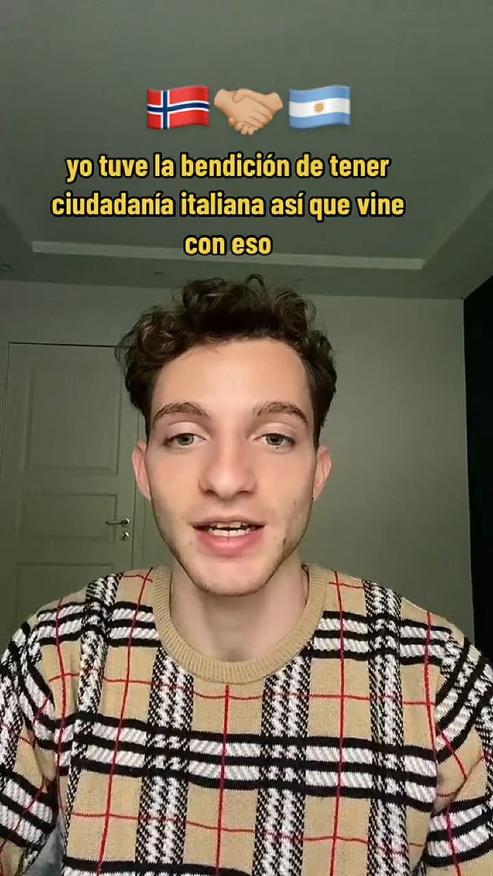 El joven informó sobre cómo fue el día que armó las valijas para buscar una nueva vida
