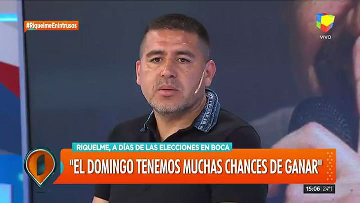 Riquelme en Intrusos: 'Deportivamente esta es la gestión más mala de la historia de nuestro club'.