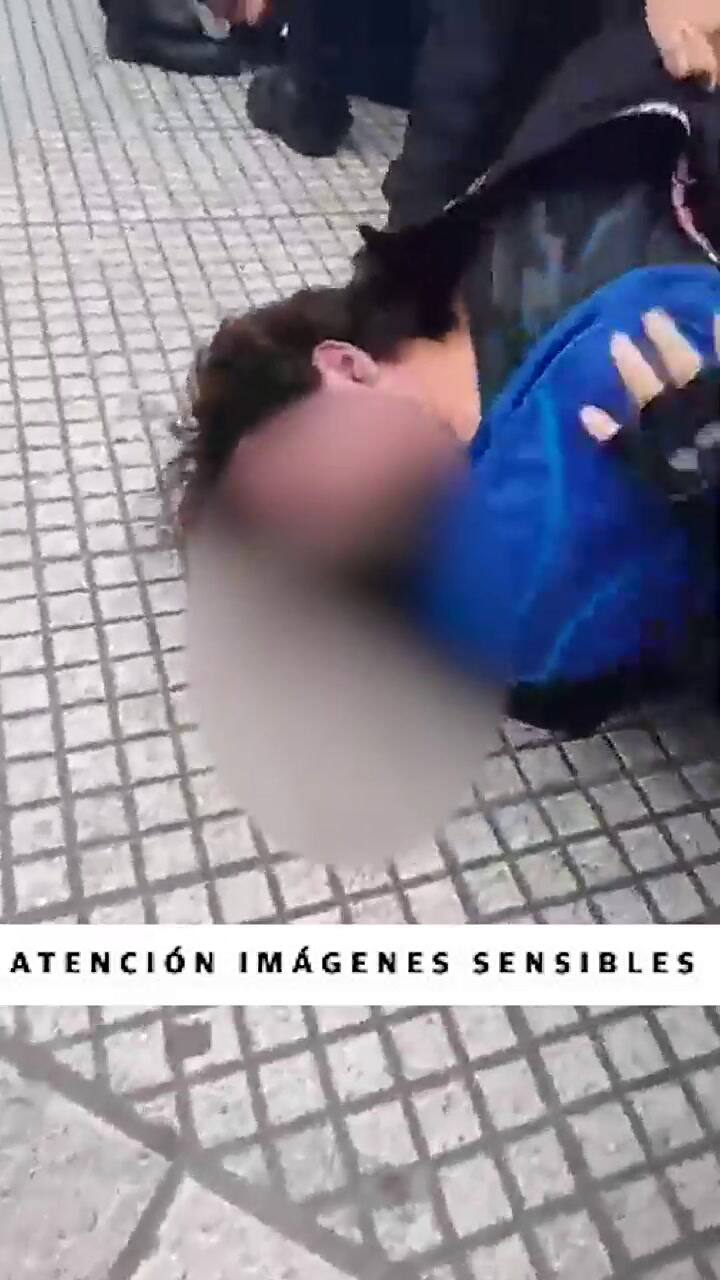 La Policía de la Ciudad detuvo una manifestación con represión en el Obelisco