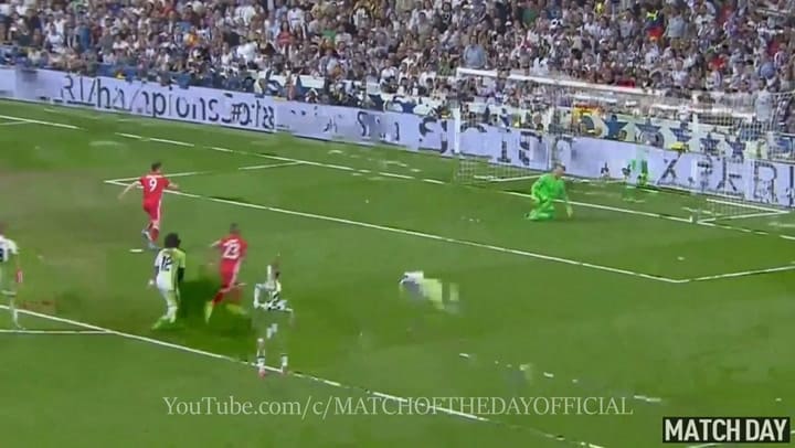 El gol de Lewandowski (0-1)