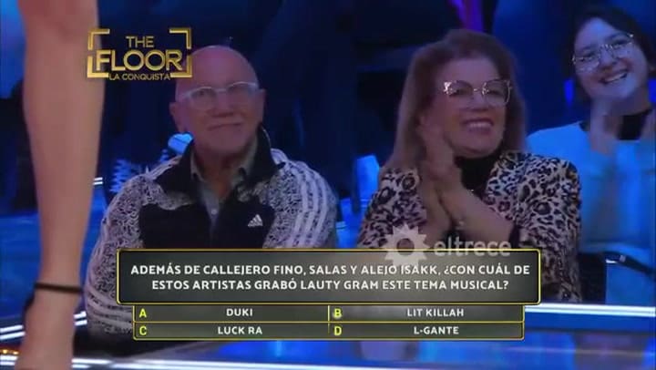 Evangelina Anderson recibió la visita de sus padres en Los 8 escalones
