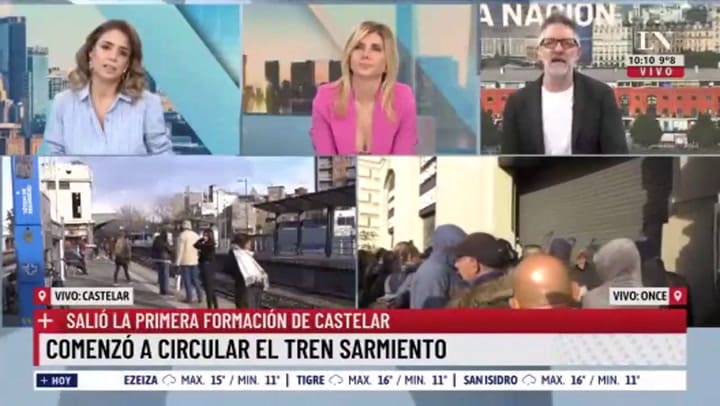 Luis Novaresio a Kelly Olmos: 'Arranque a las 7 de la mañana'
