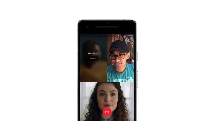 Whatsapp lanza las videollamadas grupales - Fuente: YouTube