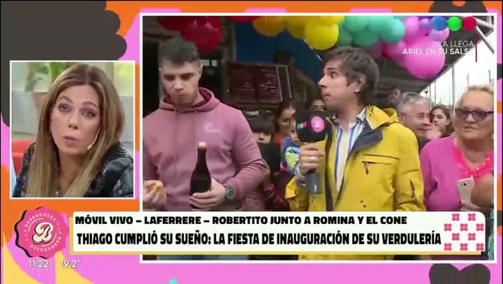Gran Hermano: Thiago inauguró su verdulería y faltó Daniela