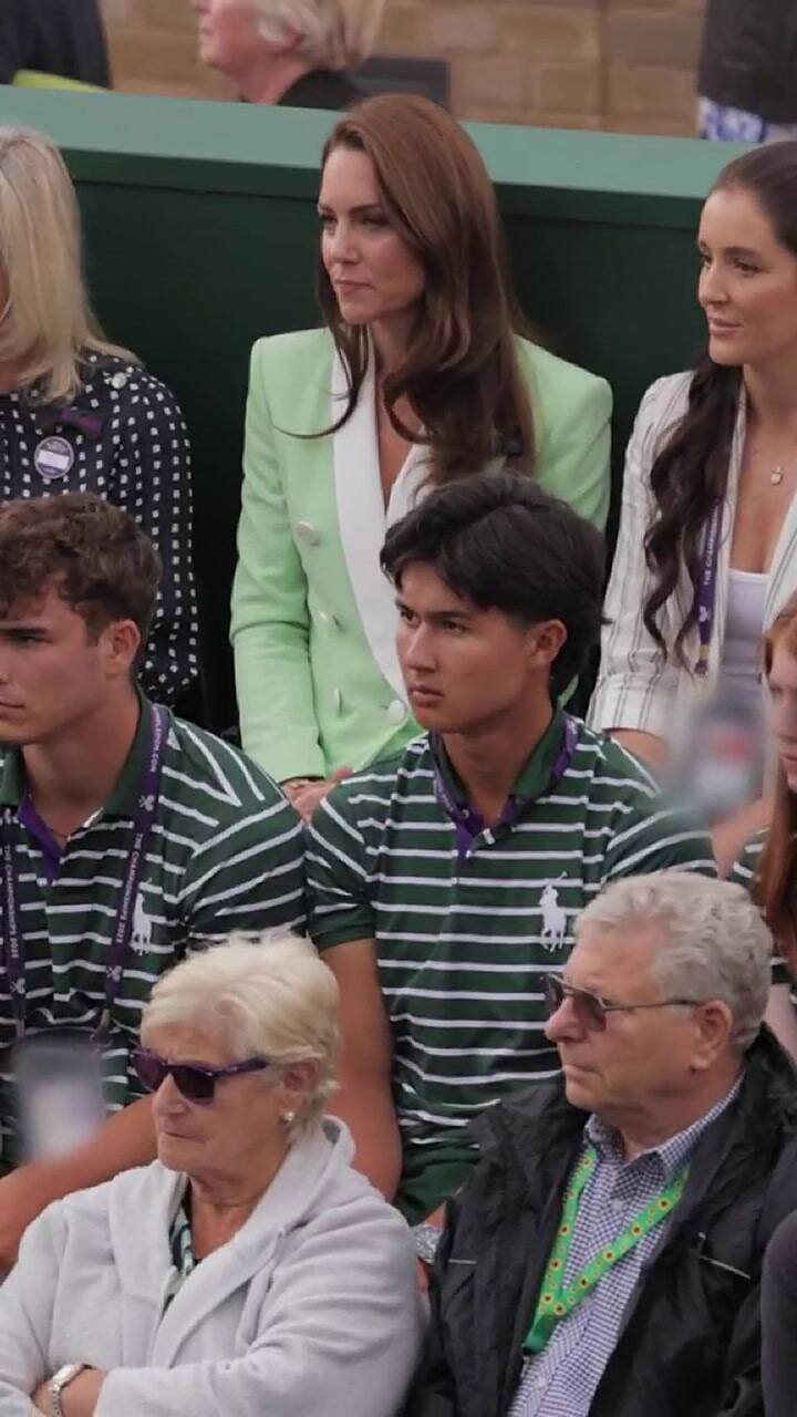 El divertido video de Kate Middleton que se volvió viral (TikTok @wimbledon)