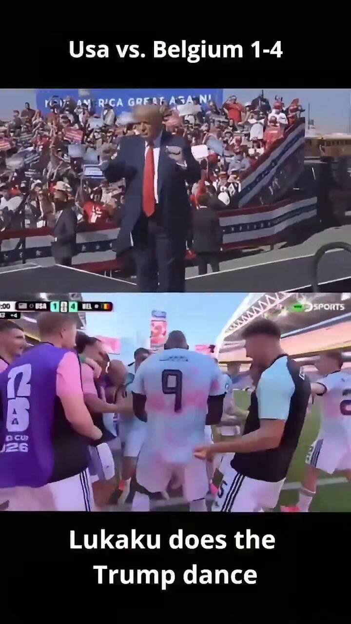 ¿Lukaku se burló de Trump en su festejo de gol?