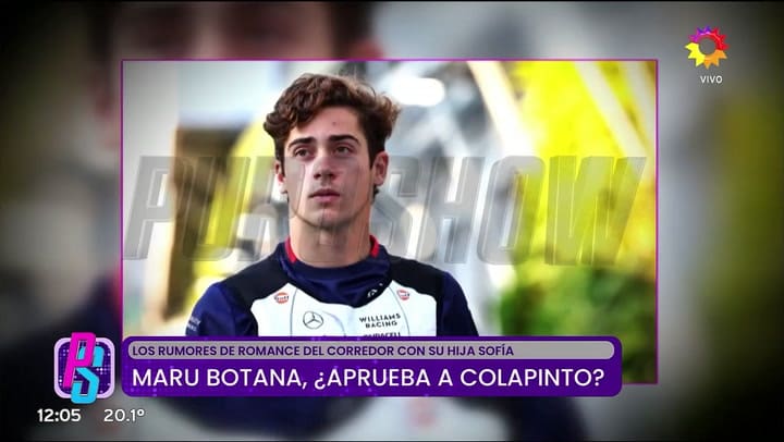 Maru Botana habló de los rumores de romance de Franco Colapinto con su hija, Sofía