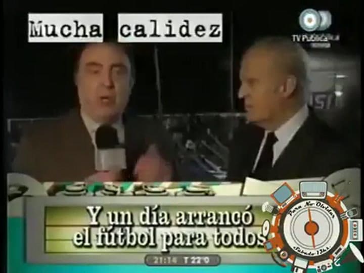 La primera transmisión de Fútbol Para Todos