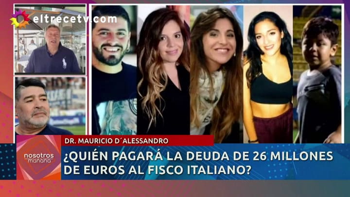 Mauricio D’Alessandro habló sobre la deuda de Maradona con el fisco y lo que cobrarán los herederos