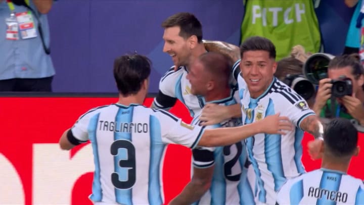 Gol de Alexis Mac Allister (1-0)