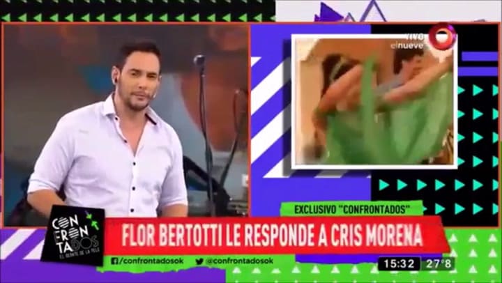 Florencia Bertotti le respondió a Cris Morena - Fuente: El Nueve
