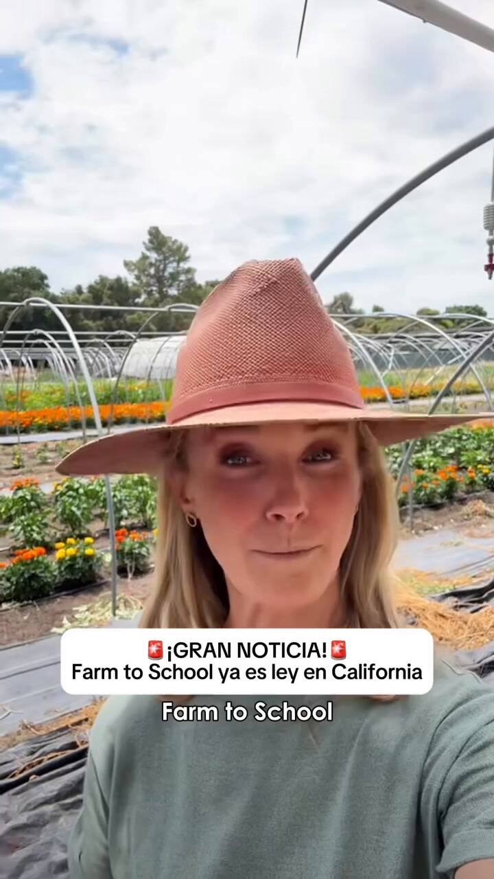 Jennifer Siebel Newsom anuncia la financiación permanente del programa Farm to School