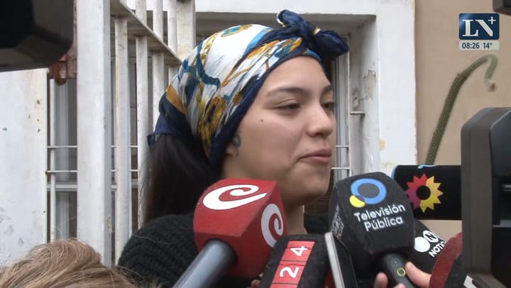 Quimey, una de las hijas de Jorge "Locomotora" Castro
