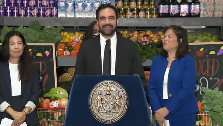 El anuncio de Mamdani sobre los descuentos en las tiendas municipales de Nueva York