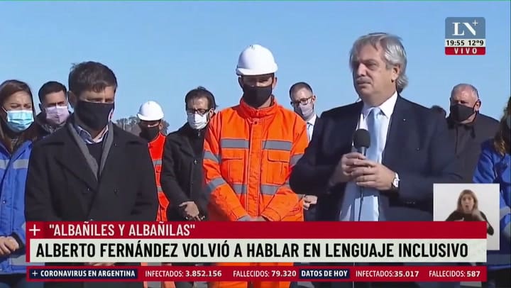 Feinmann indignado con el lenguaje milennial del presidente