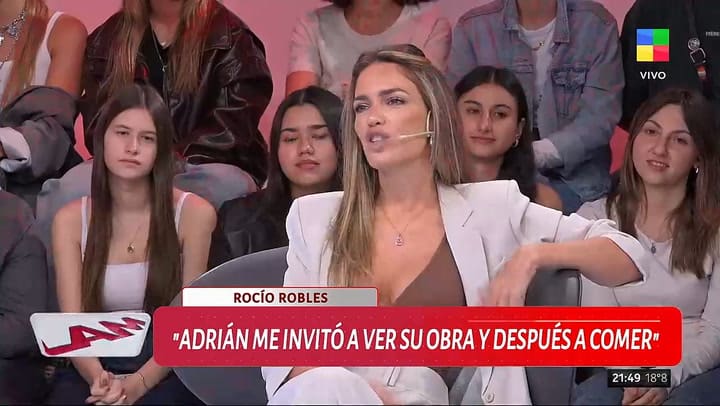 Rocío Robles habló de su relación con Adrián Suar