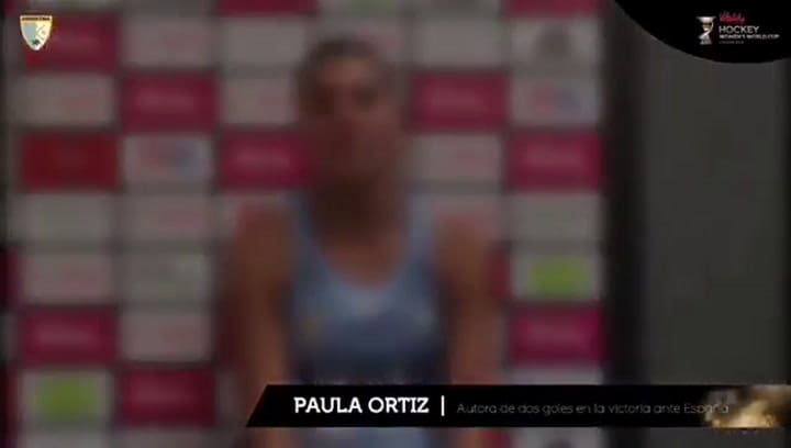 Paula Ortiz analizó la victoria ante España - Fuente: Twitter