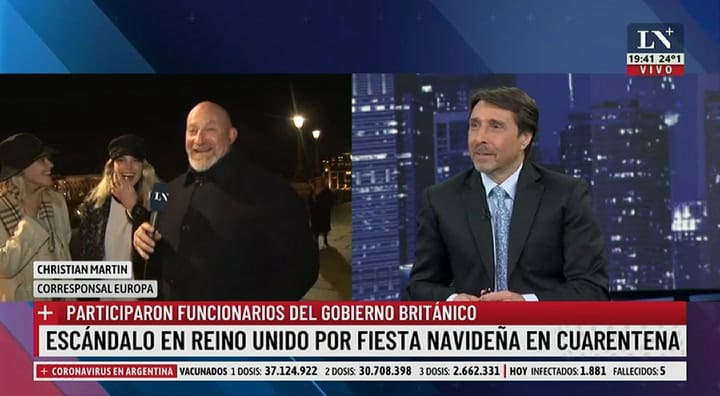 Una fan interrumpió a Christian Martin y luego descubrió que era famosa