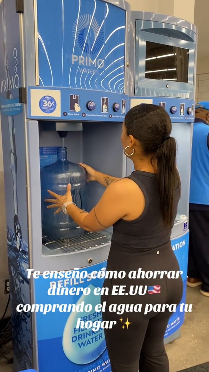 Una influencer reveló el truco para ahorrar comprando agua potable