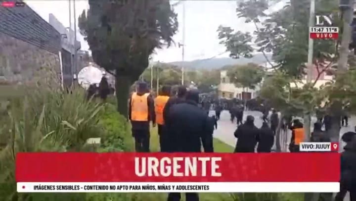 La crítica de Luis Novaresio tras el ingreso de manifestantes a la legislatura de Jujuy: 'Falta de profesionalismo'