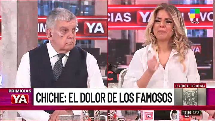 El llanto desconsolado de Marina Calabró al recordar a Chiche Gelblung