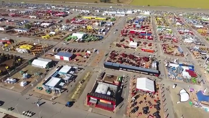 ExpoAgro 2018 desde el dron de Télam