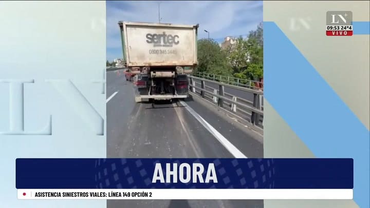 Choque multiple en autopista 25 de Mayo: 7 heridos; altura Entre Ríos, mano a provincia
