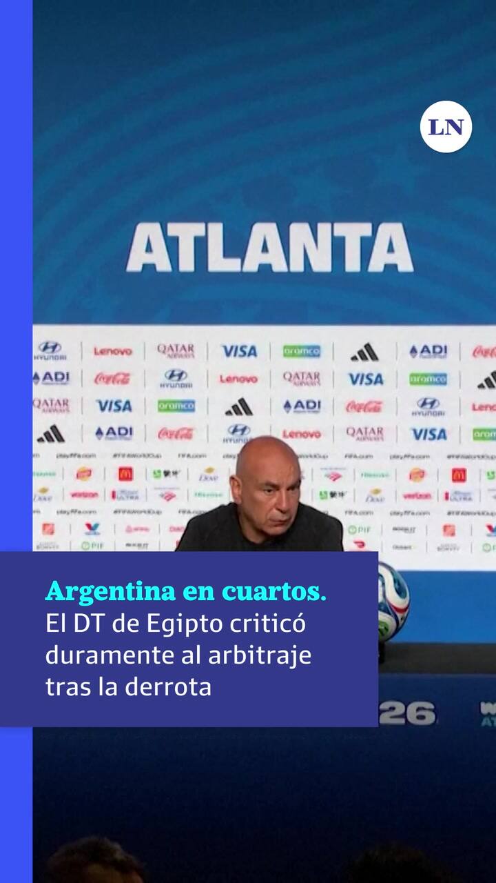Hossam Hassam, DT de Egipto, criticó duramente a la FIFA y al arbitraje tras perder con Argentina
