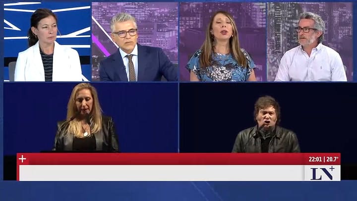 Javier Milei presento a Karina como candidata: "Mi hermana llevara la antorcha de la libertad"