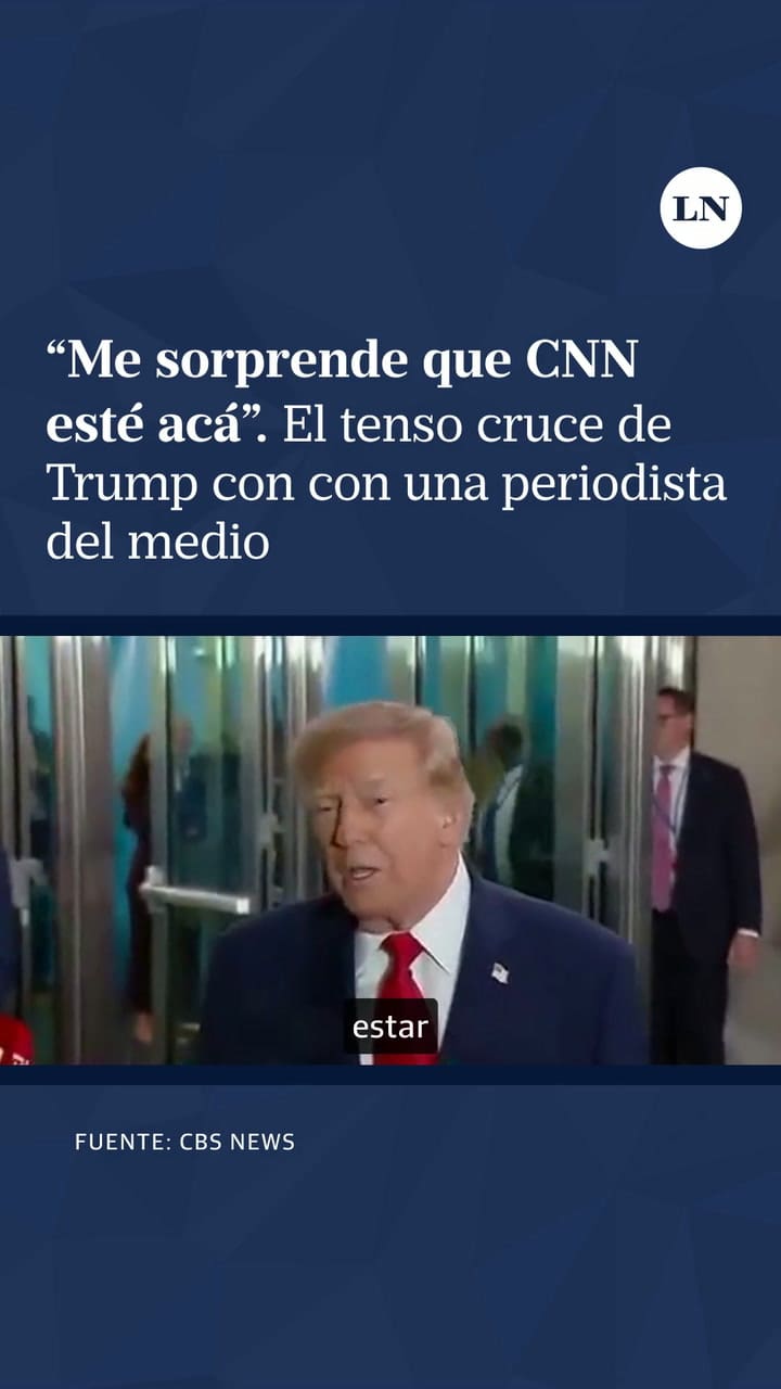 "Me sorprende que CNN esté acá": el tenso cruce de Trump con una periodista del medio