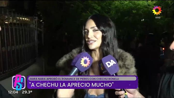El palito de Zaira Nara a Paula Chaves
