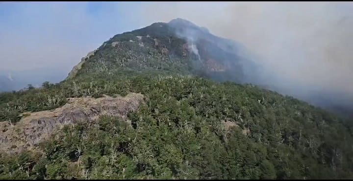 Incendio en el Parque Nahuel Huapi