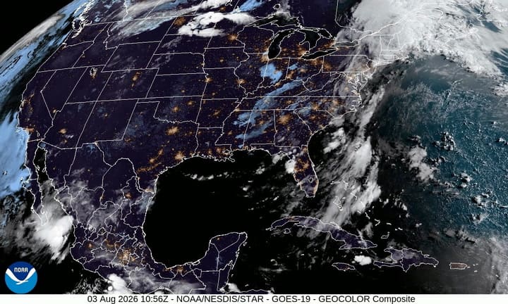 Satélite De La NOAA Hoy