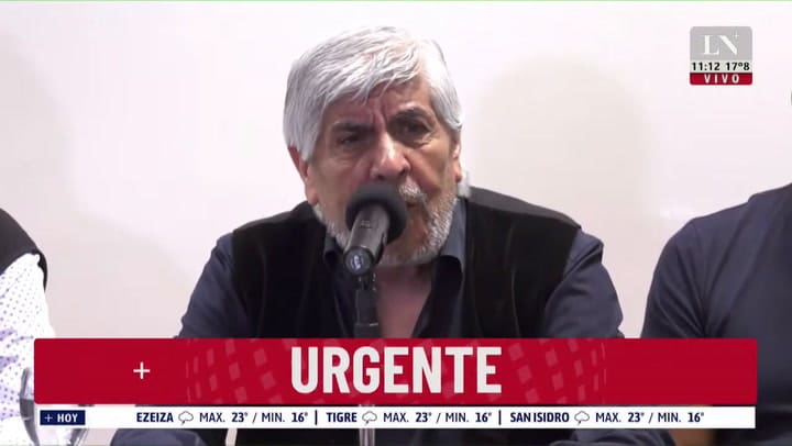 Moyano culpó a la Justicia y a la oposición por el bloqueo en San Nicolás